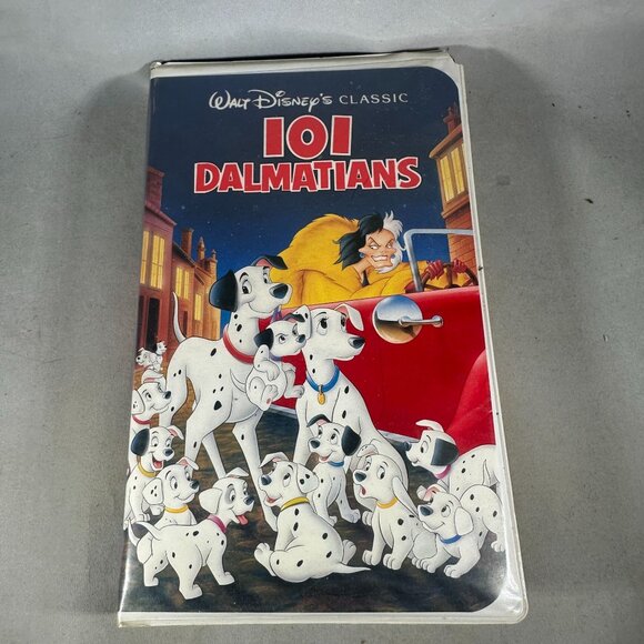 Walt Disney Classic 101 Dalmatians VHS 1992 Family Animation Movie G RCA - Picture 1 of 3